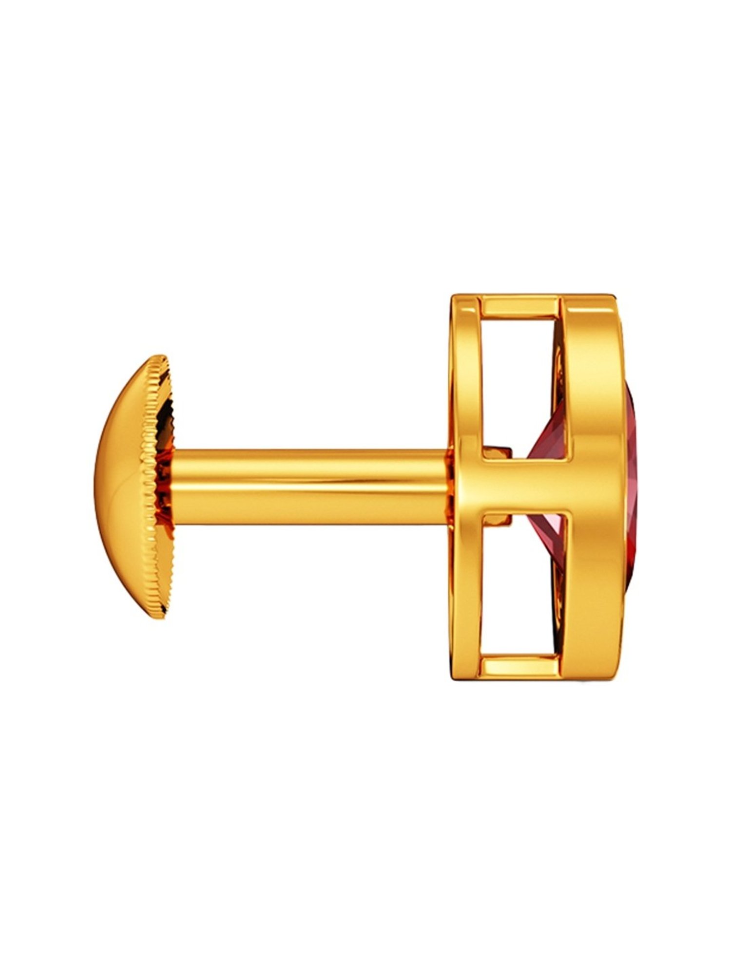 Joyalukkas 22k Oblong Gold Nosepin for Women