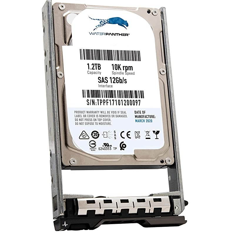 10K SAS 12Gbs 25quot HDD for Dell PowerEdge Servers | Enterprise Hard Drive in G13 Tray | Compatible with 400AJPD R3H6D 400AJPI WXPCX RWV5D 400AJON V2KWT 89D42 9XNF6 400AJQD 4637475 FY96C