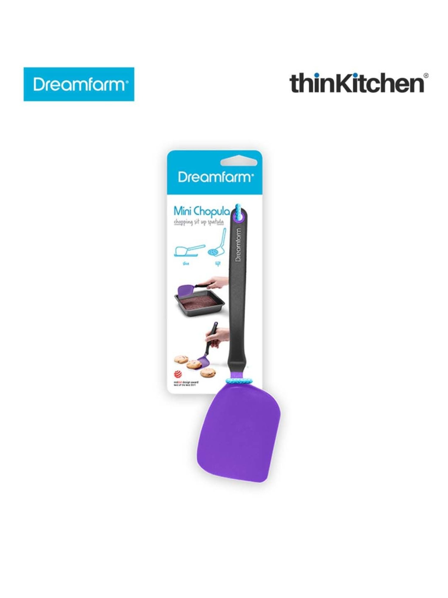 Dreamfarm Purple Nylon Mini Chopula Super Flexible Chopping Sit Up Spatula