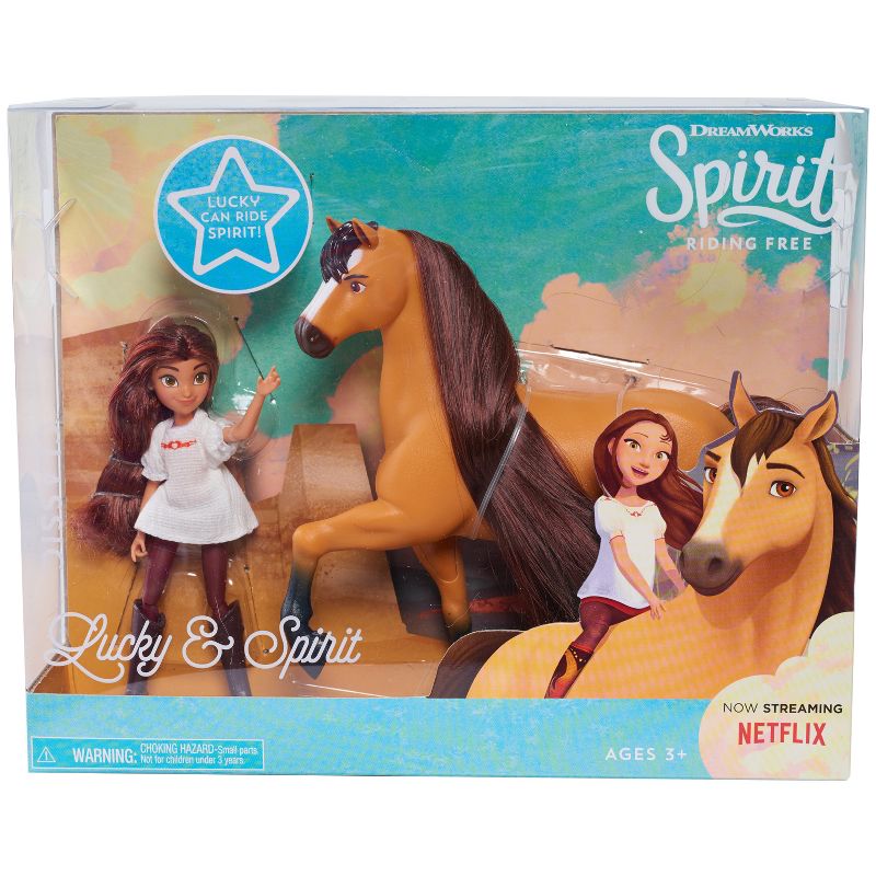 Spirit Riding Free Small Doll & Classic Horse - Lucky & Spirit