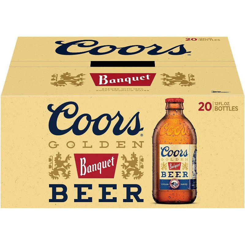 Coors Banquet Beer - 20pk/12 fl oz Bottles