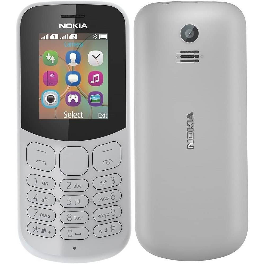 Nokia 130 (2017) Dual-Sim 4MB (GSM only | No CDMA) Factory Unlocked 2G GSM Cell Phone (Red) - International Version