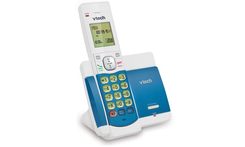 VTech DECT 6.0 Expandable Cordless Phone w/ Handset - Blue (CS5119-15)