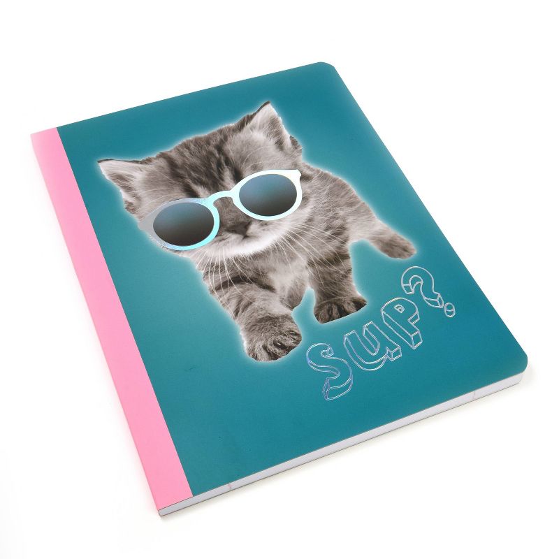 Composition Notebook College Ruled Sunglass Kitty - Gartner Studios