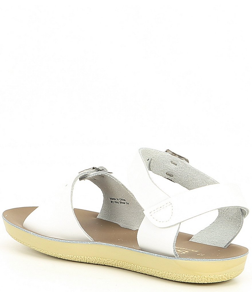 Saltwater Sandals by Hoy Girls' Sun-San Surfer Water Friendly Leather Sandals (Toddler)