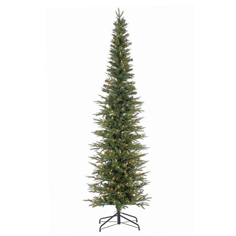7.5ft Sterling Tree Company Natural Cut Slim Lincoln Pine Artificial Christmas Tree