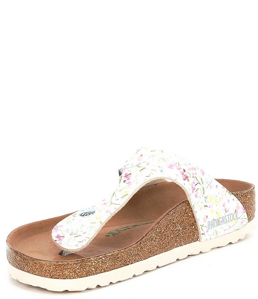 Birkenstock Women's Gizeh Vegan Floral Thong Sandals