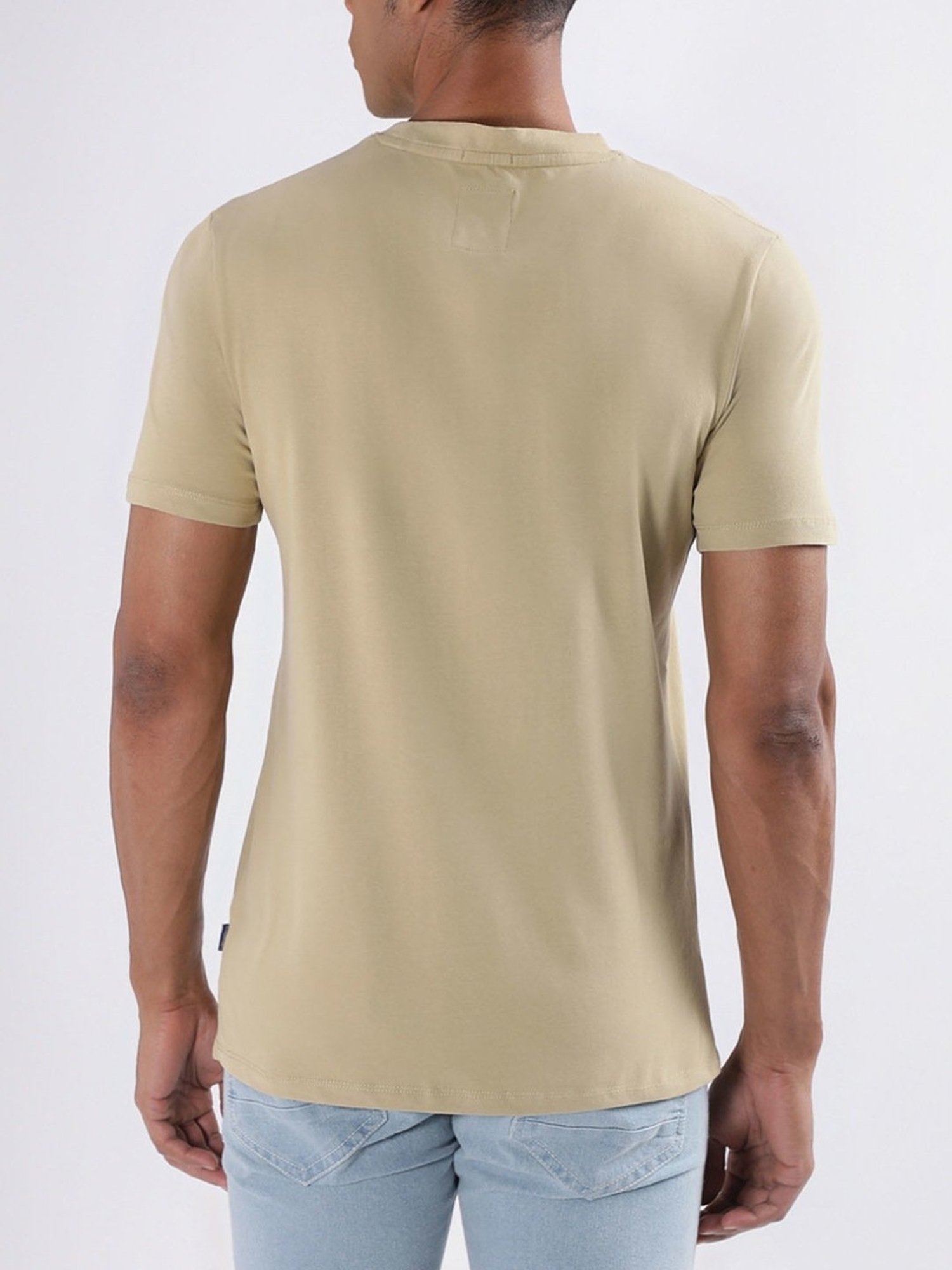 Lindbergh Khaki Regular Fit T-Shirt