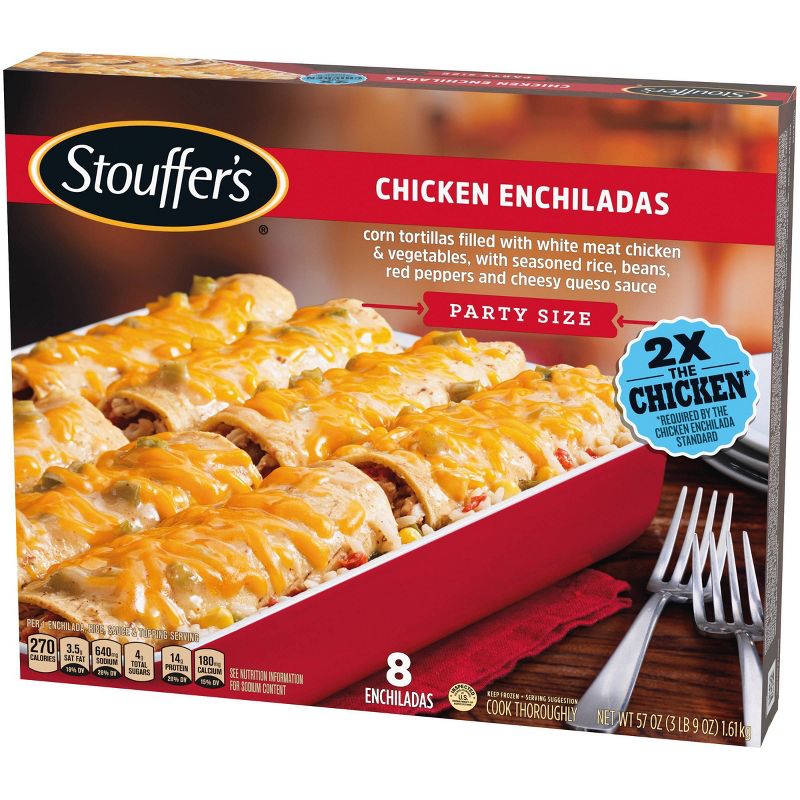 Stouffer's Frozen Chicken Enchiladas Party Size - 57oz - 8ct