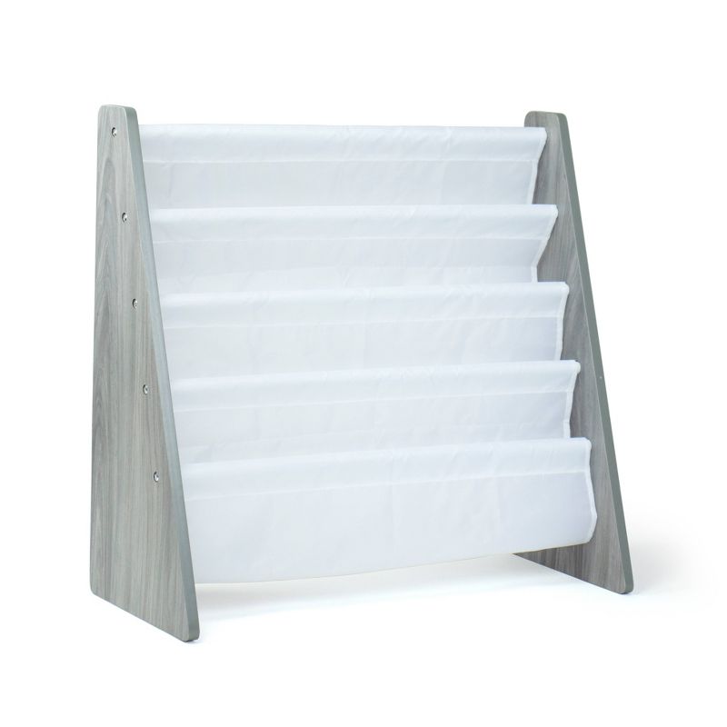 Kids' Bookshelf 4 Tier Book Organizer Gray - Humble Crew