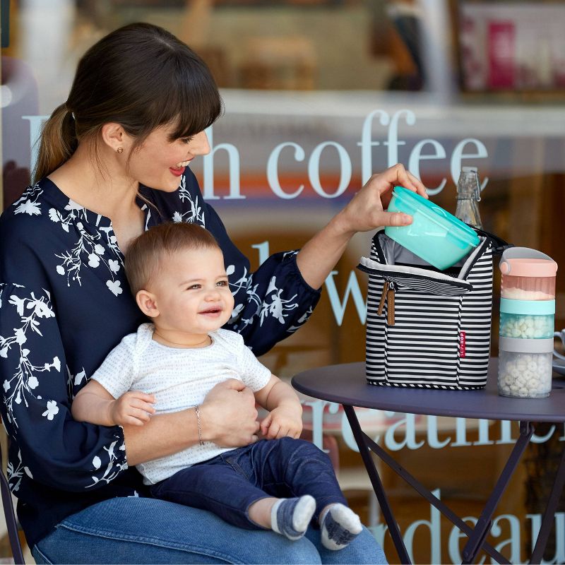 Skip Hop Easy-Serve Travel Bowl & Spoon - Teal