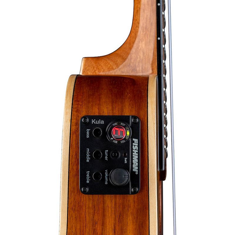 Luna Guitars Vista Eagle Tropical Wood Concert Acoustic-Electric Ukulele Gloss Natural