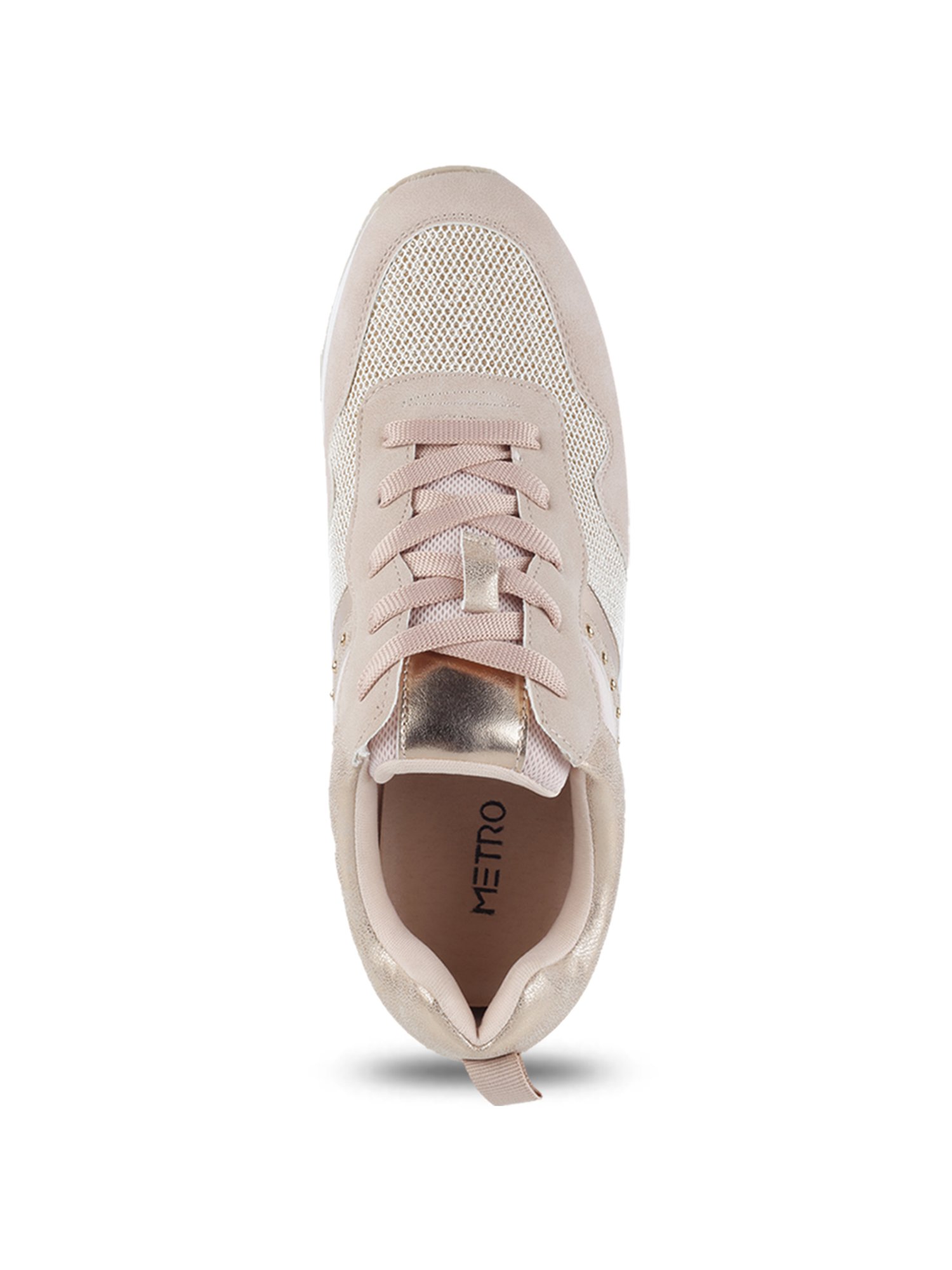 Metro Men's Beige Casual Sneakers
