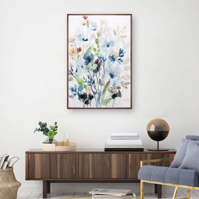 24" x 36" Holland Spring Mix I by Carol Robinson Wrapped Framed Wall Art Canvas Painting - Fine Art Canvas