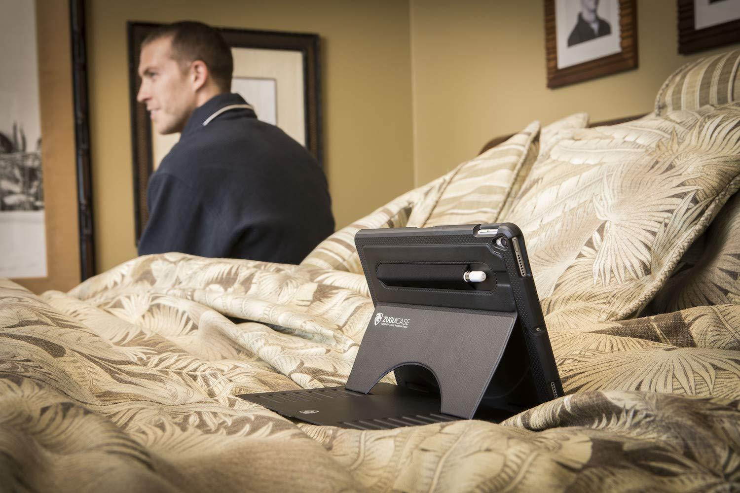 ZUGU CASE - 2019 iPad Air 10.5/2017 iPad Pro 10.5 Inch Case Prodigy X - Very Protective but Thin with Convenient Magnetic Stand with Sleep/Wake Cover (Black)