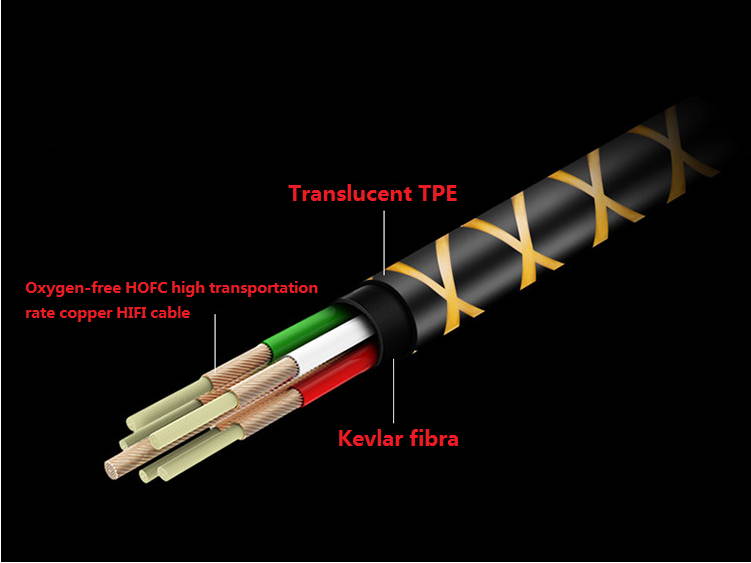 High level metal earphone with microphone HI-FI stereo sound bass sound high quality 3.5mm plug pink color