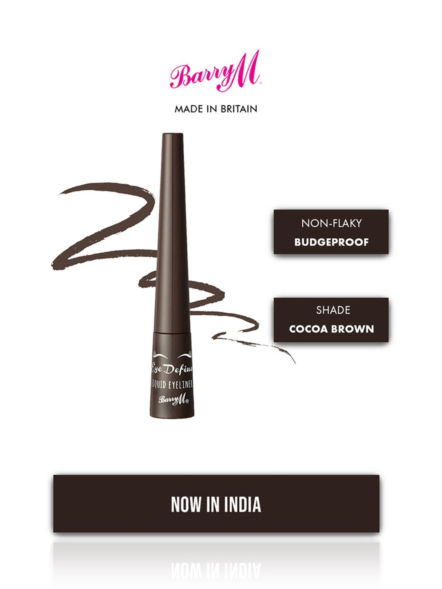 Barry M Eye Define Liquid Eyeliner Cocoa Brown - 2.5 ml