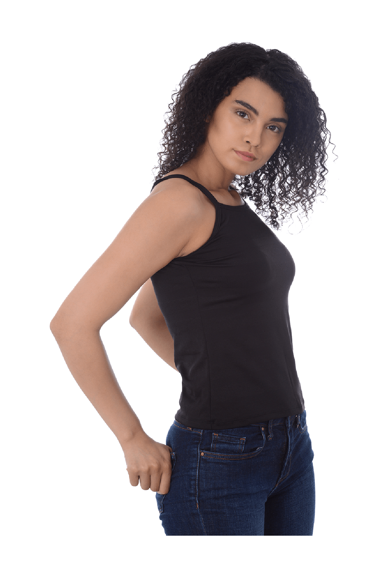 Da Intimo Black Non Wired Non Padded Camisole