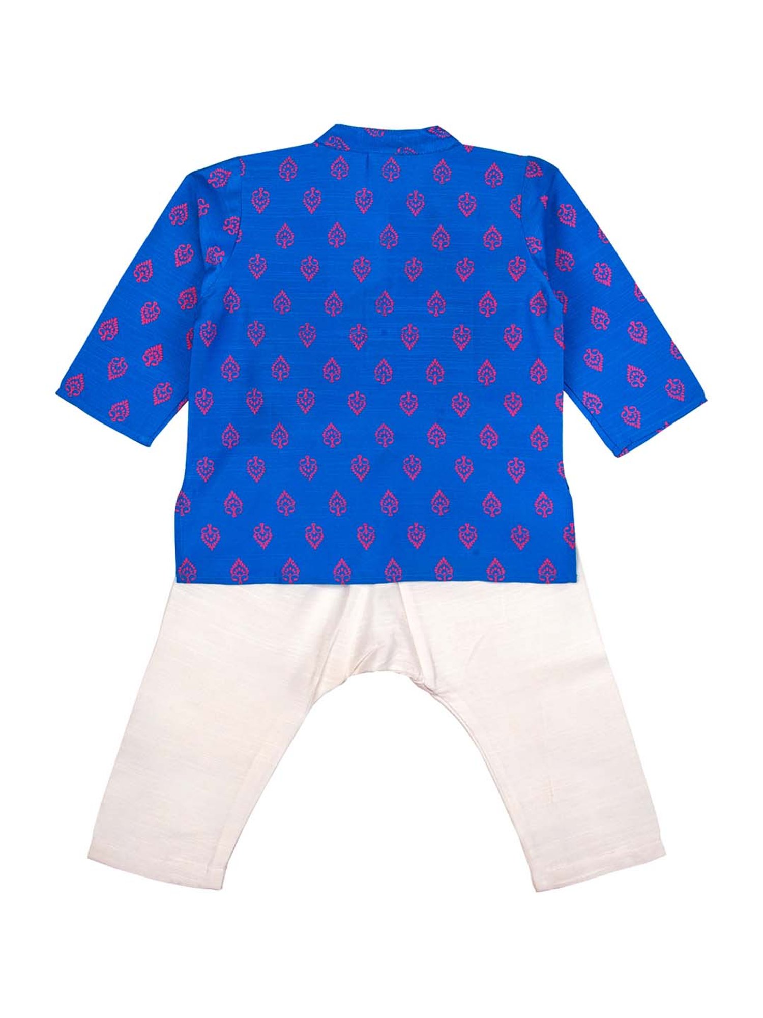 Mee Mee Kids Blue Printed Kurta Set
