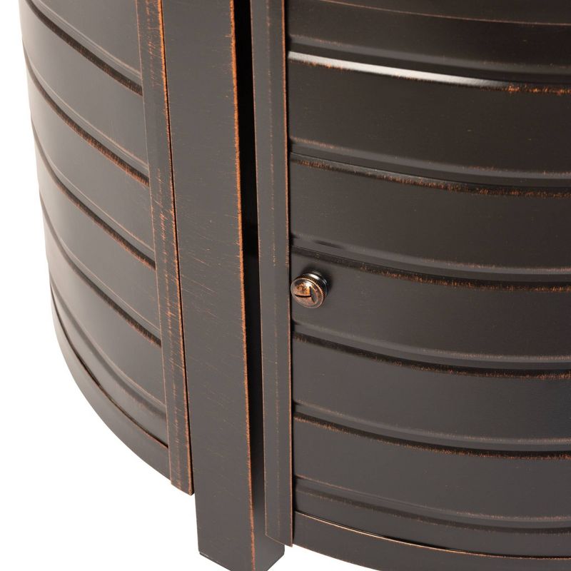 Finn Round Aluminum LPG Fire Pit - Fire Sense