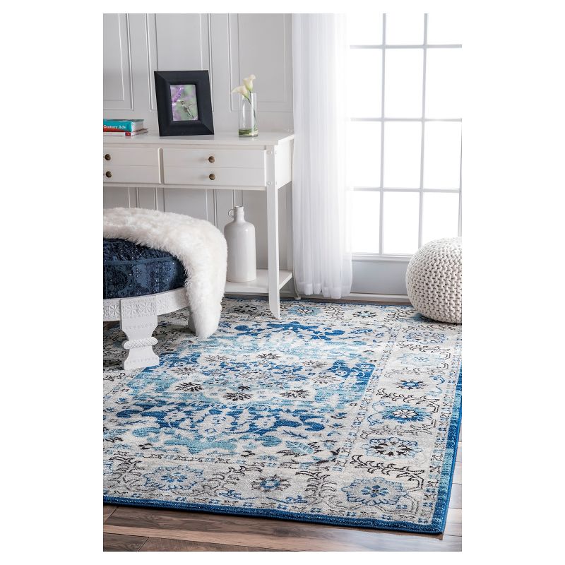 Green Solid Loomed Area Rug - (4'x6') - nuLOOM