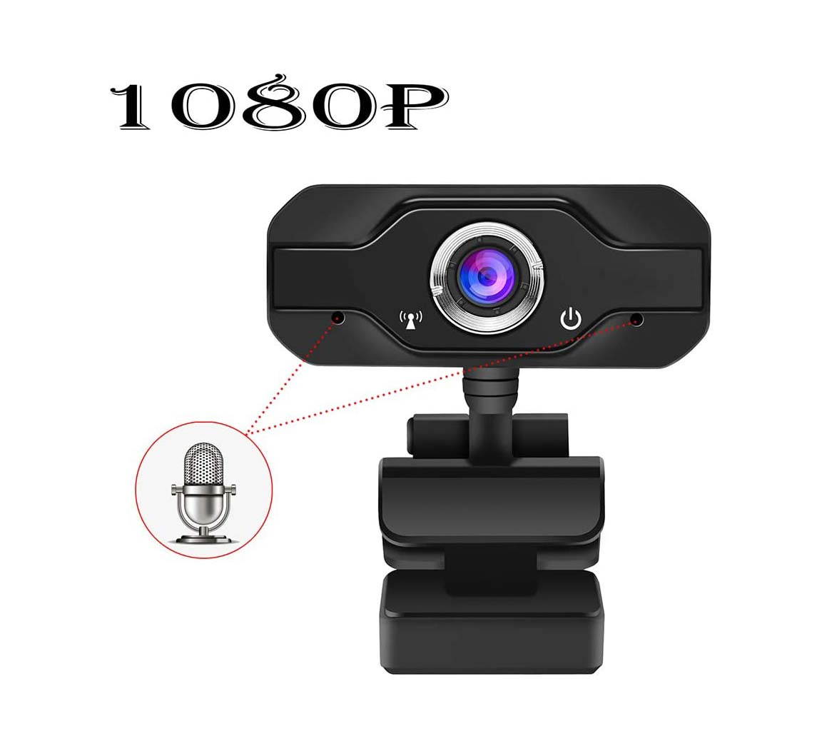 Webcam with Microphone, easyday 1080P Web Camera for Live Streaming, Video Call, Conference, Recording, Online Classes, Game