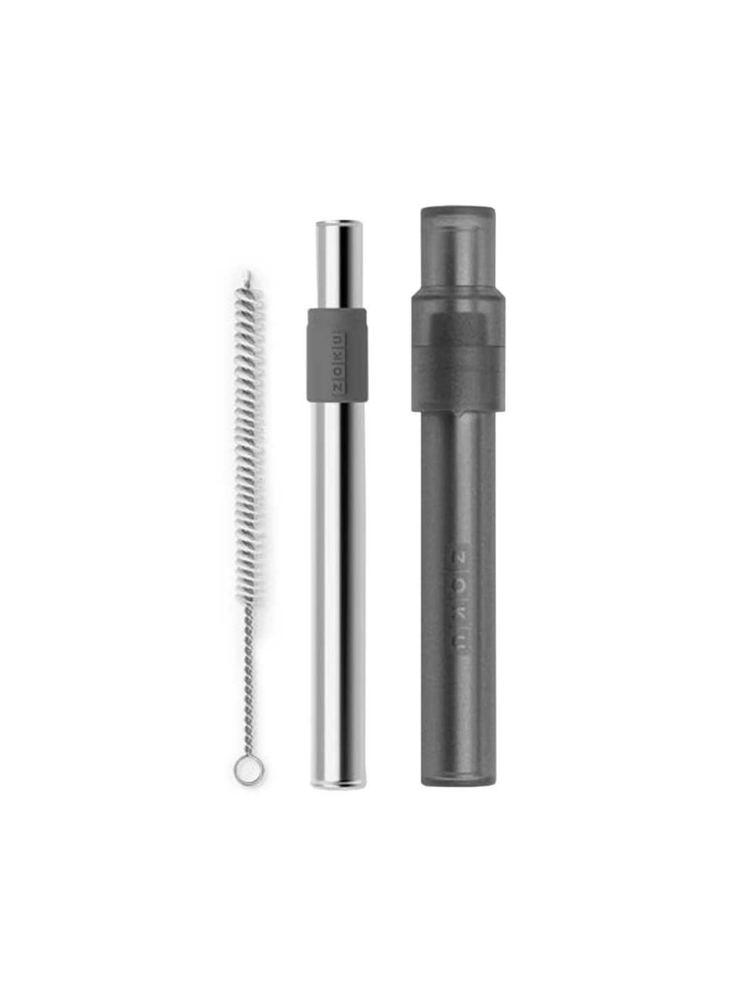 Zoku Black Stainless Steel 22 cm Pocket Straw - Set of 1