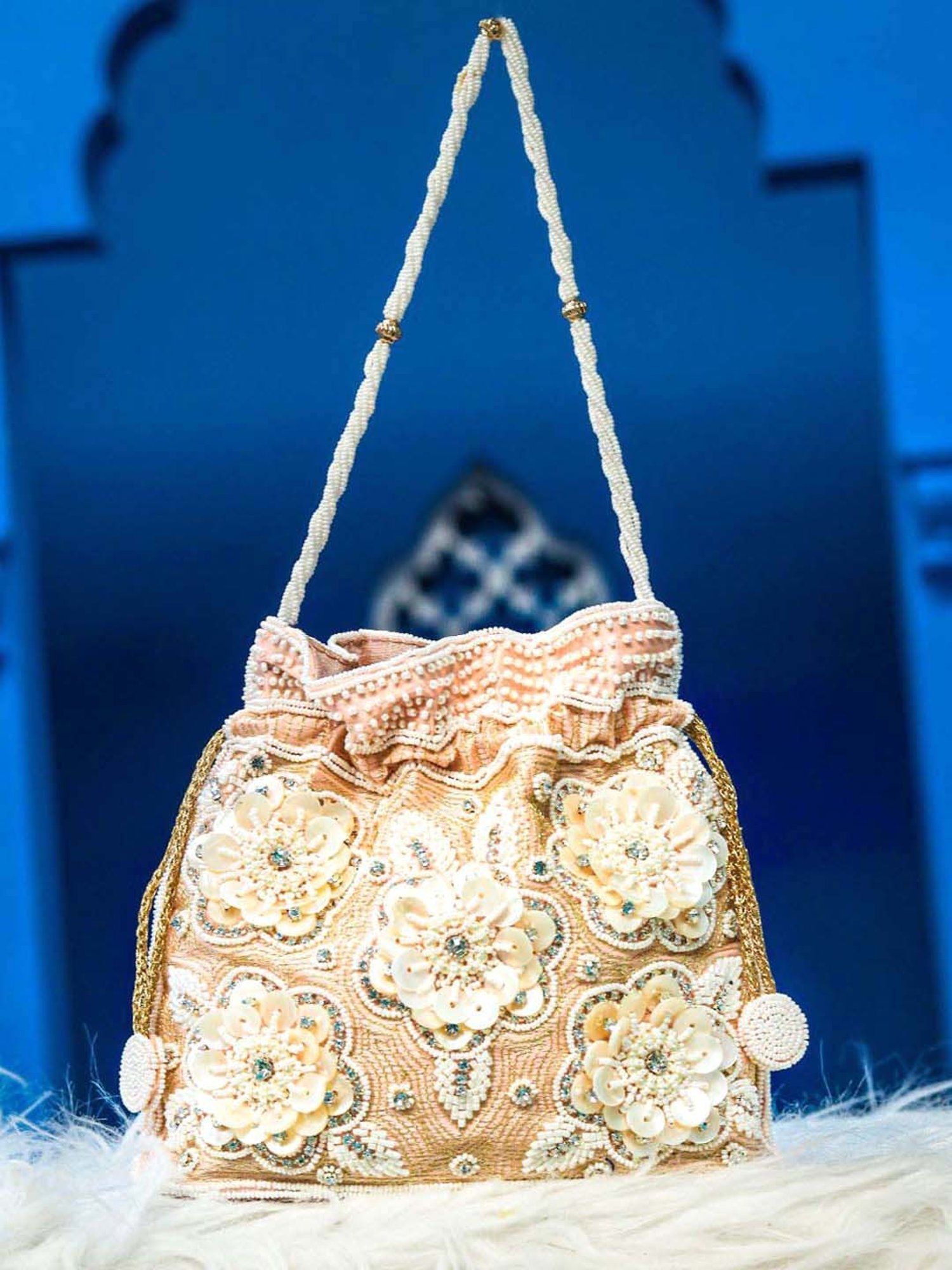 Call It Spring Silver Embellished Potli