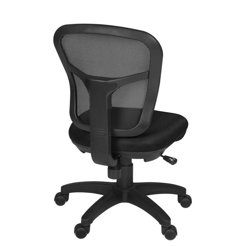 Harrison Armless Swivel Chair Black - Niche