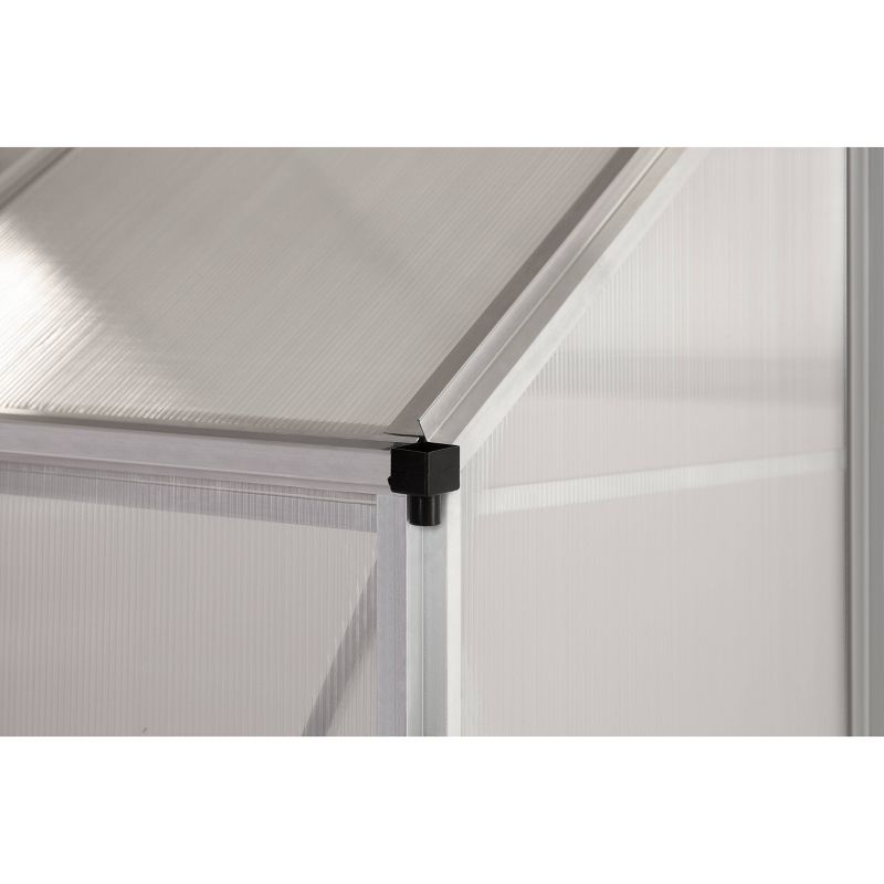 Lean-To Aluminum Greenhouse Clear - OGrow