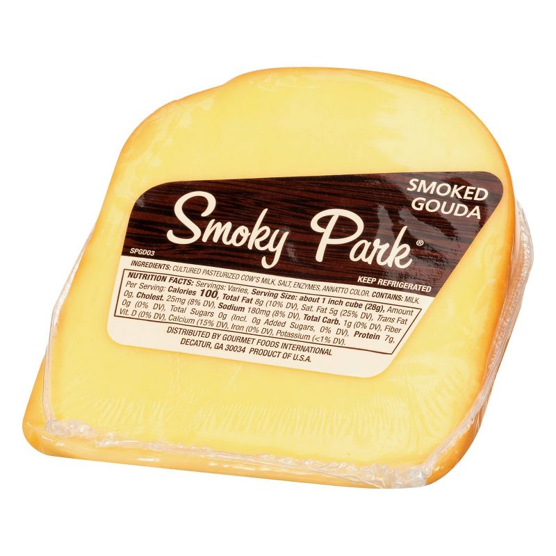 Smoky Park Smoked Gouda Cheese Wedge - 8oz