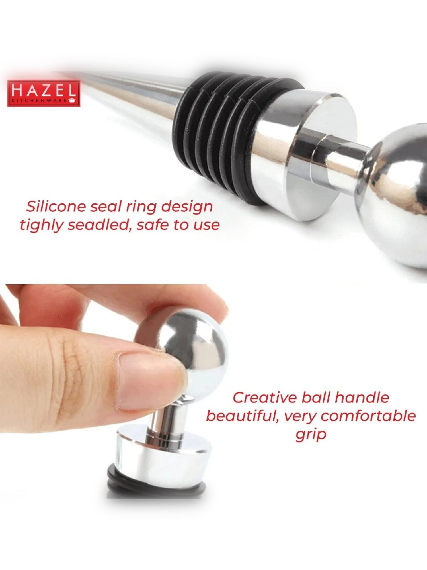 JOSEPH JOSEPH Silver & Green Steel 30.5 cm Elevate Tong - Set of 1