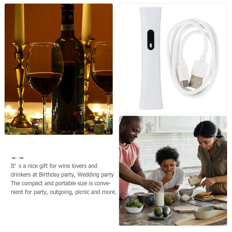 1 Set Creative Portable Practical Durable Electric Wine Opener for Wine  Open Home