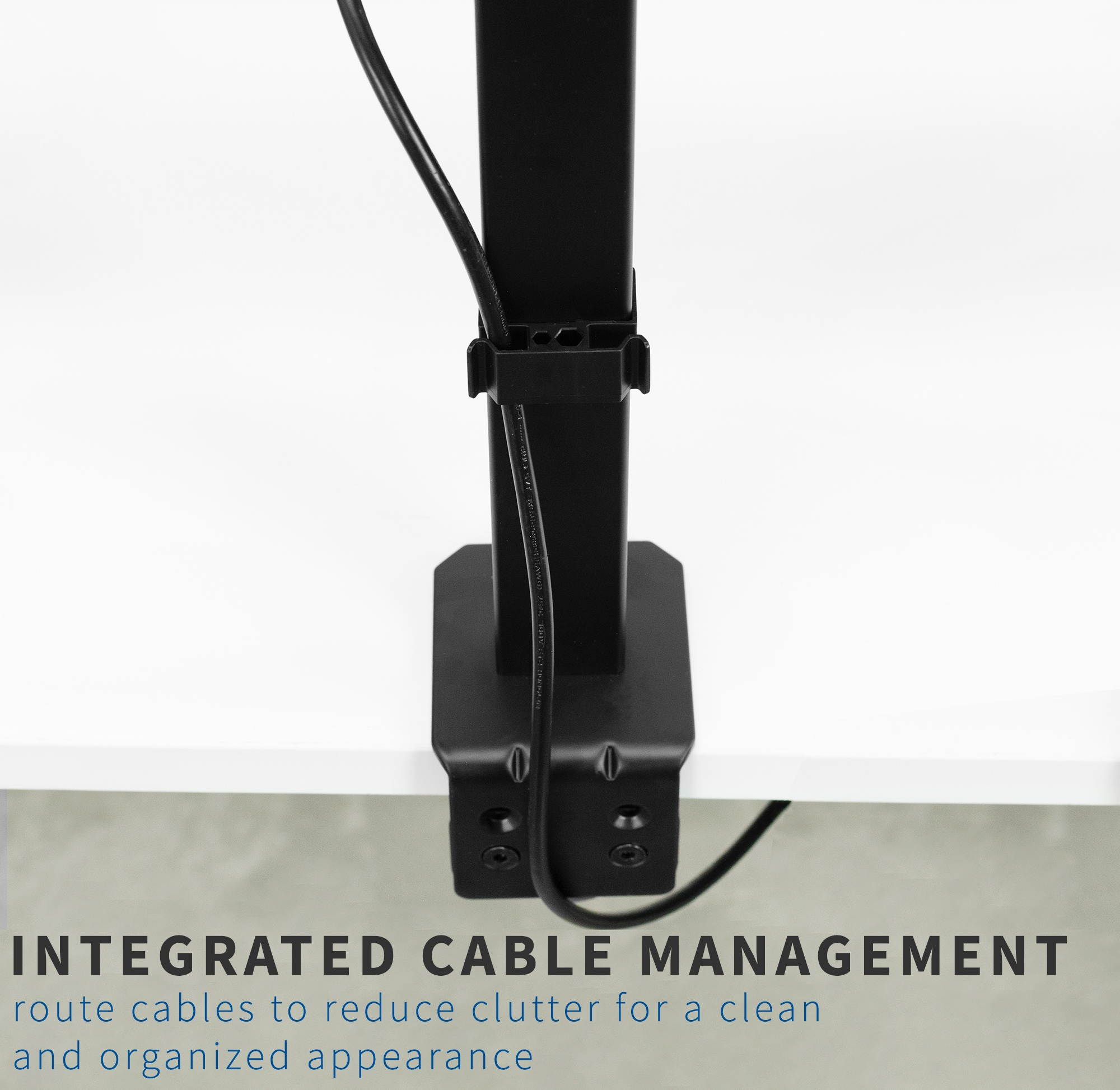 VIVO Single Monitor Fully Adjustable Desk Mount Stand for 1 LED/LCD Screen up to 32" (STAND-V101E)