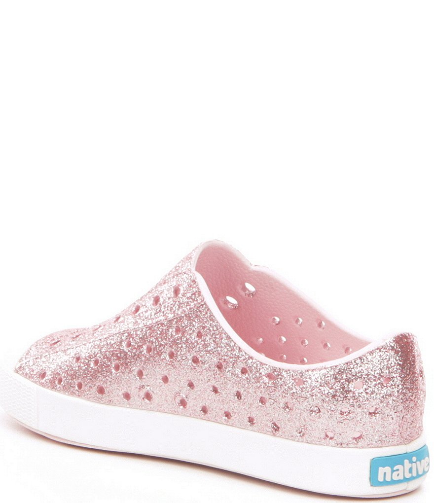 Native Girls' Jefferson Bling Glitter Slip-On Sneakers (Toddler)