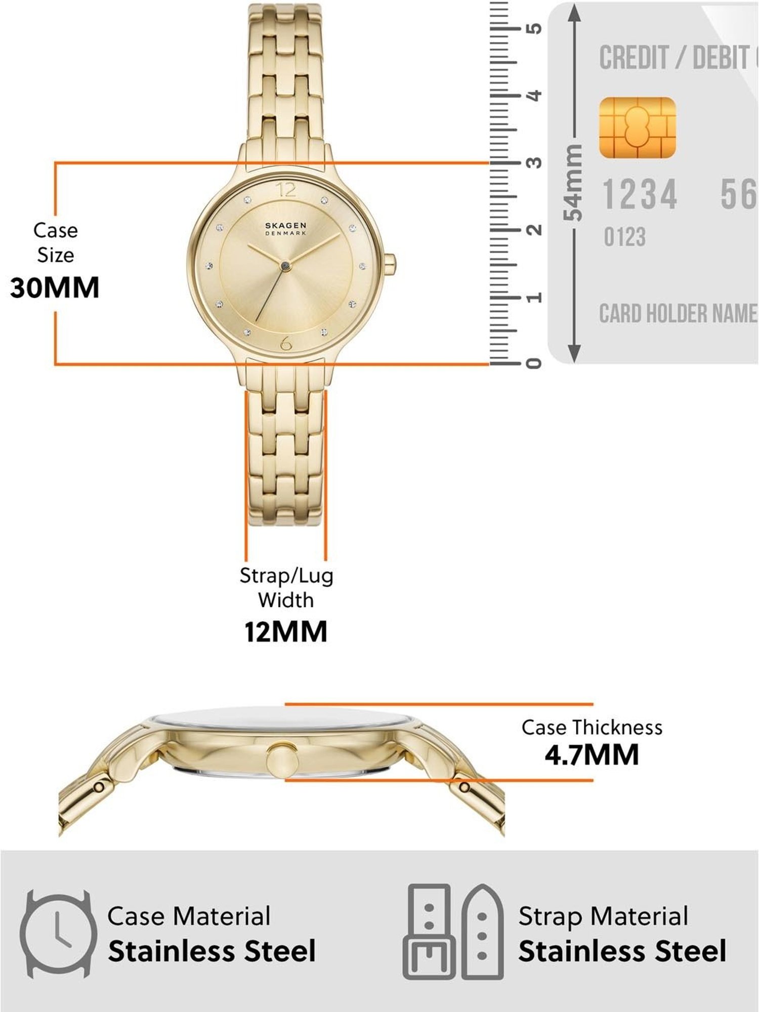 Skagen SKW3127 Anita Lille Analog Watch for Women