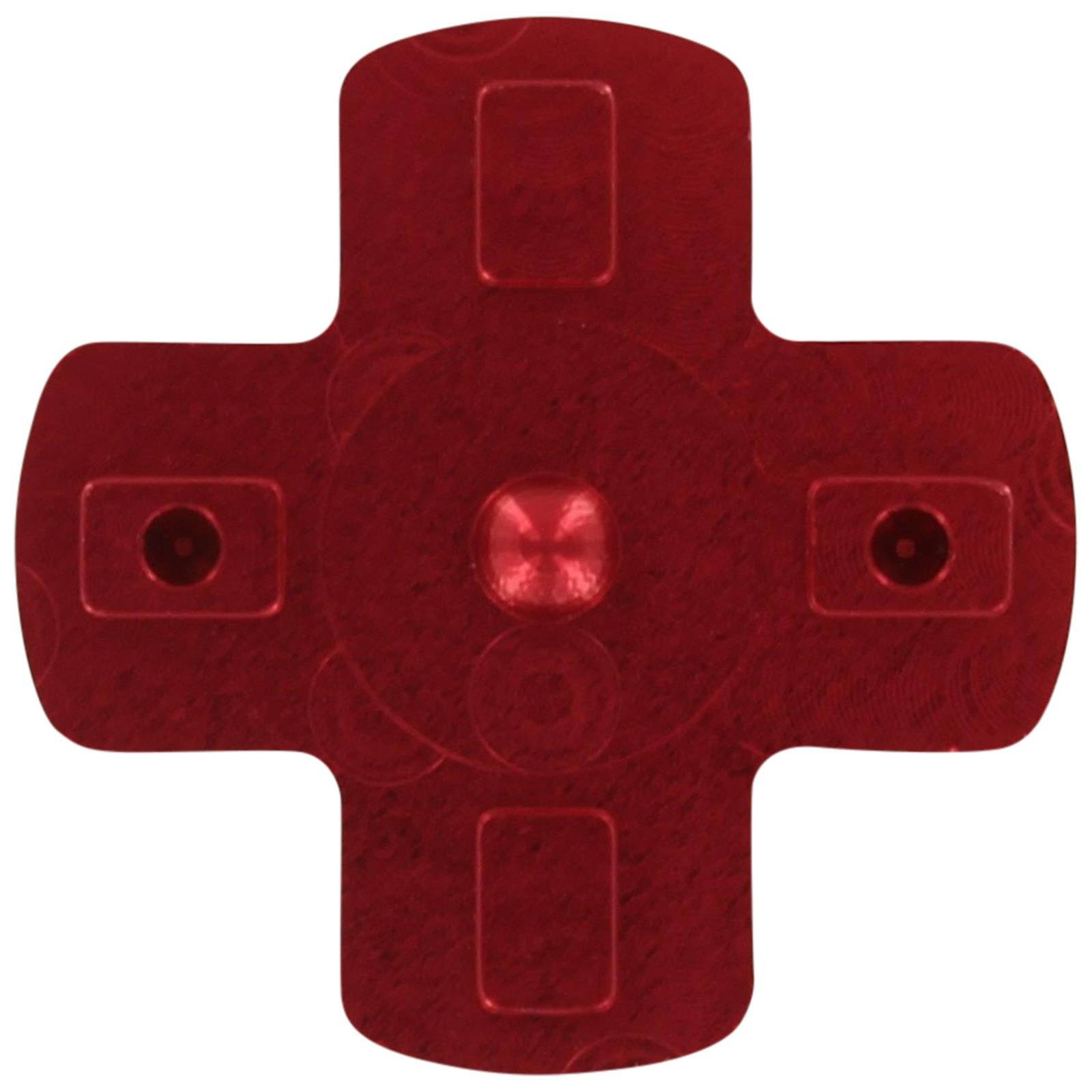 ZedLabz aluminium alloy metal directional d pad arrow button for Sony PS4 controllers - red