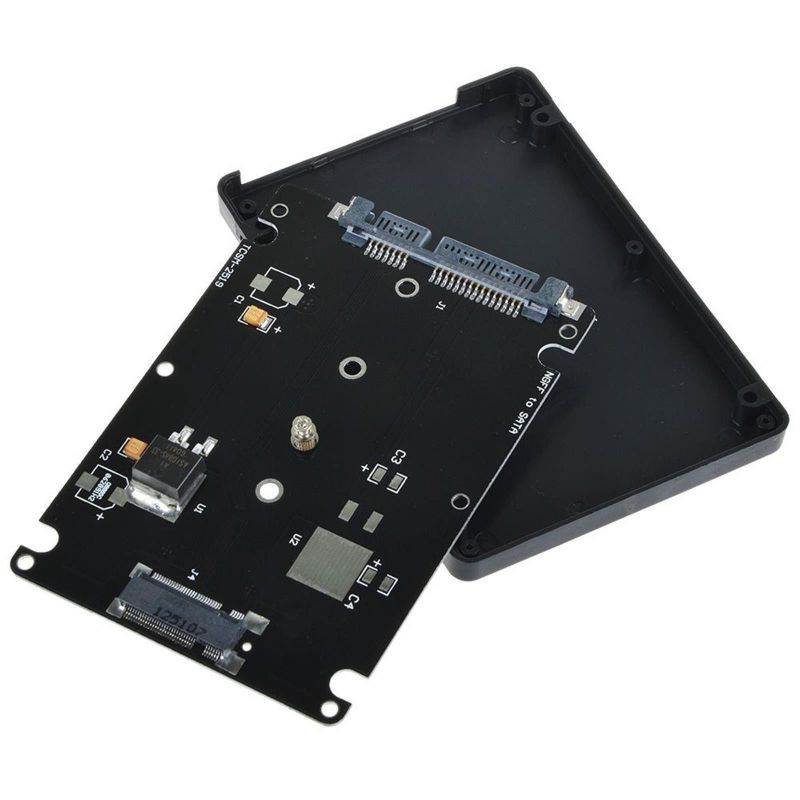 JacobsParts M.2 NGFF SSD to 2.5" SATA III Enclosure 7mm Drive Adapter 2242 2260 2280