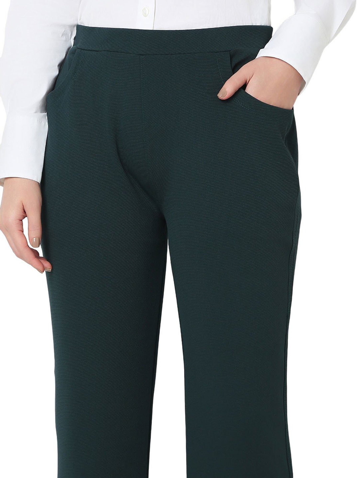 Smarty Pants Bottle Green Trousers