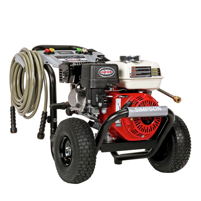 Simpson 61014 3500 PSI at 2.5 GPM HONDA GX200 with AAA AX300 Axial Cam Pump Cold Water Professional Gas Pressure Washer