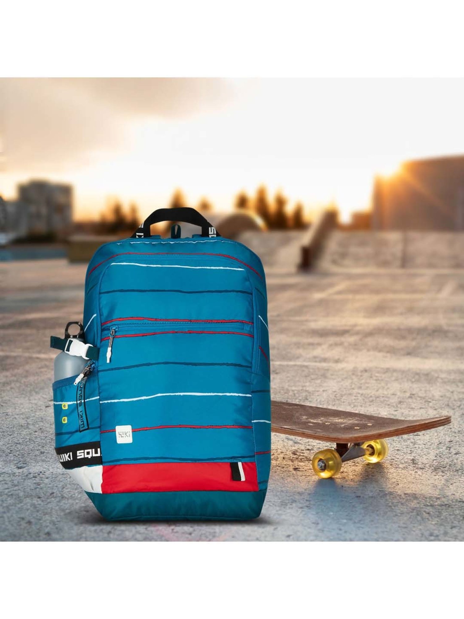 Wiki 30.5 Ltrs Blue Medium Backpack