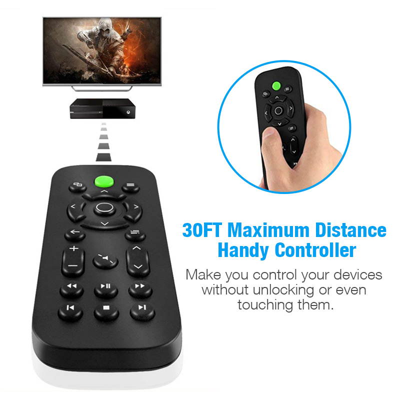 Media Remote Control for Microsoft Xbox One Console Media Remote Control for Microsoft XBOX ONE Black