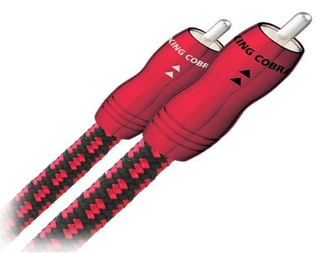 AudioQuest Kingcobra audio cable - RCA plugs 1m 3.28 feet stereo pair
