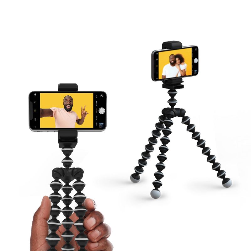 Tzumi ONAIR Selfie Tripod Stick with Flexible Smartphone Stand - Black