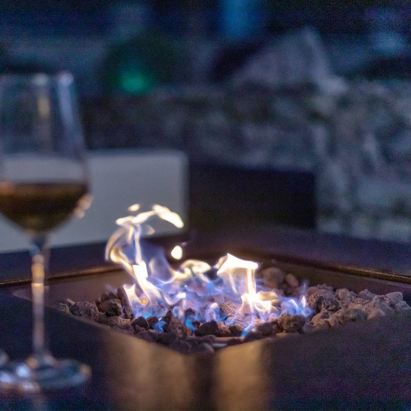 Square Fire Pit Table 38" - Legacy Heating