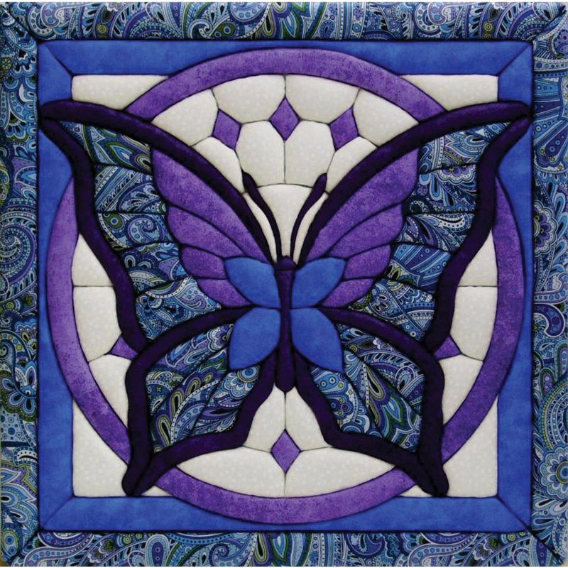 Quilt-Magic No Sew Wall Hanging Kit-Butterfly