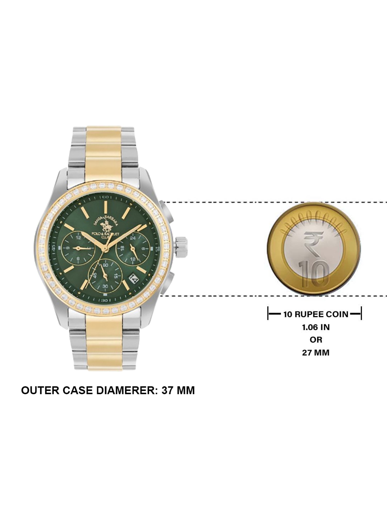 Santa Barbara Polo & Racquet Club SB.1.10555-4 Chronograph Watch for Women