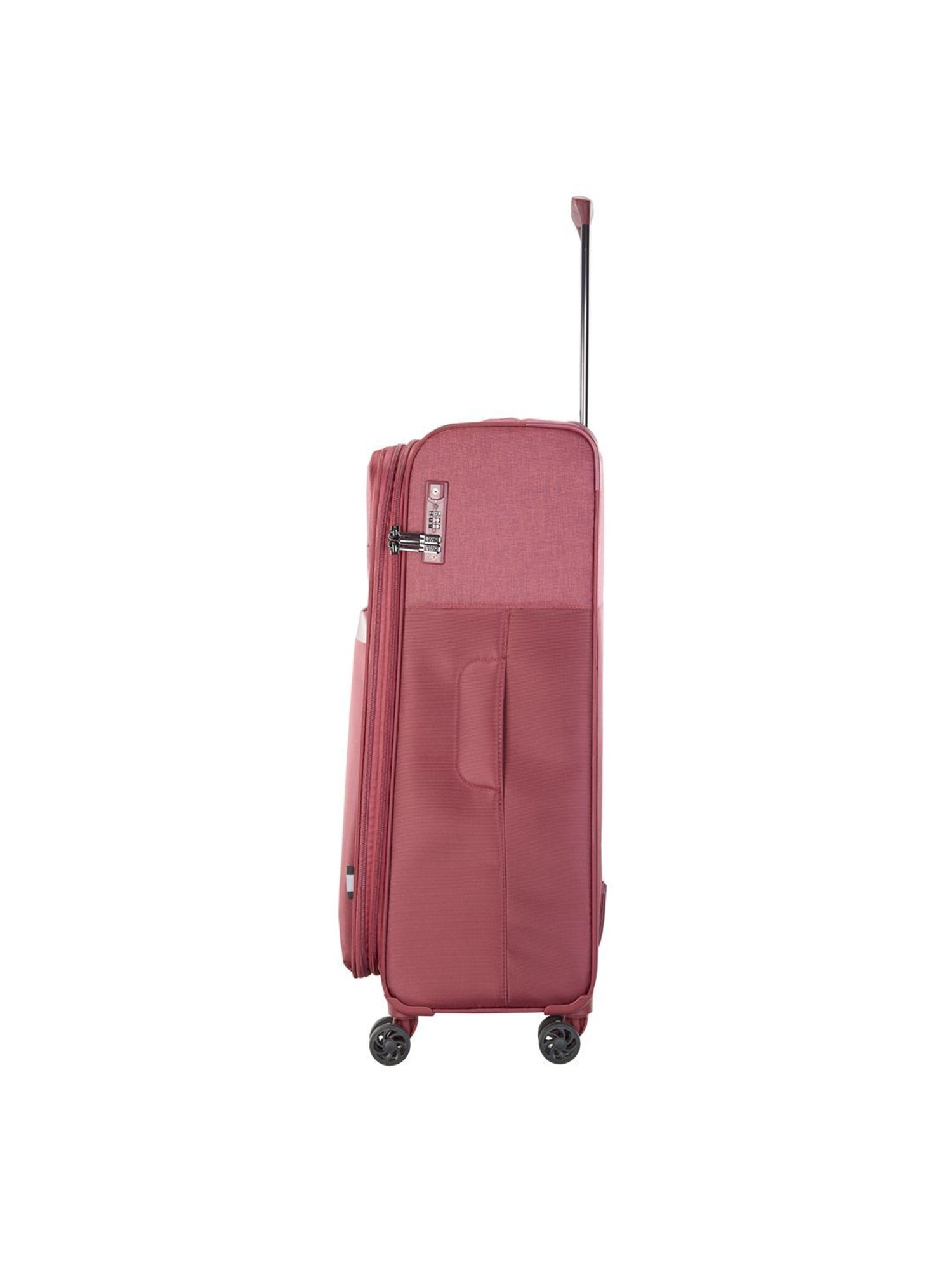 VIP Red 8 Wheels Large Soft Cabin Trolley Bag 46.5 cm