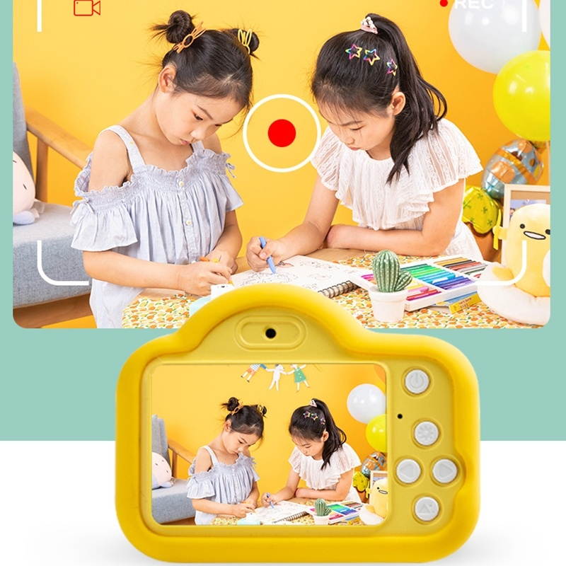 Kids Camera, Photographable Video HD Portable Cartoon Mini Children Camera, Style:Camera