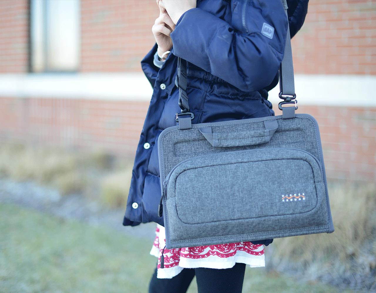 Higher Ground Datakeeper 2.0 Carrying Case for 11" Notebook Chromebook - Gray